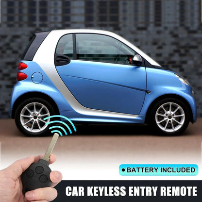 Keyless Entry Remote Car Key Fob 433MHz for Mercedes-Benz Smart Fortwo (07-13)
