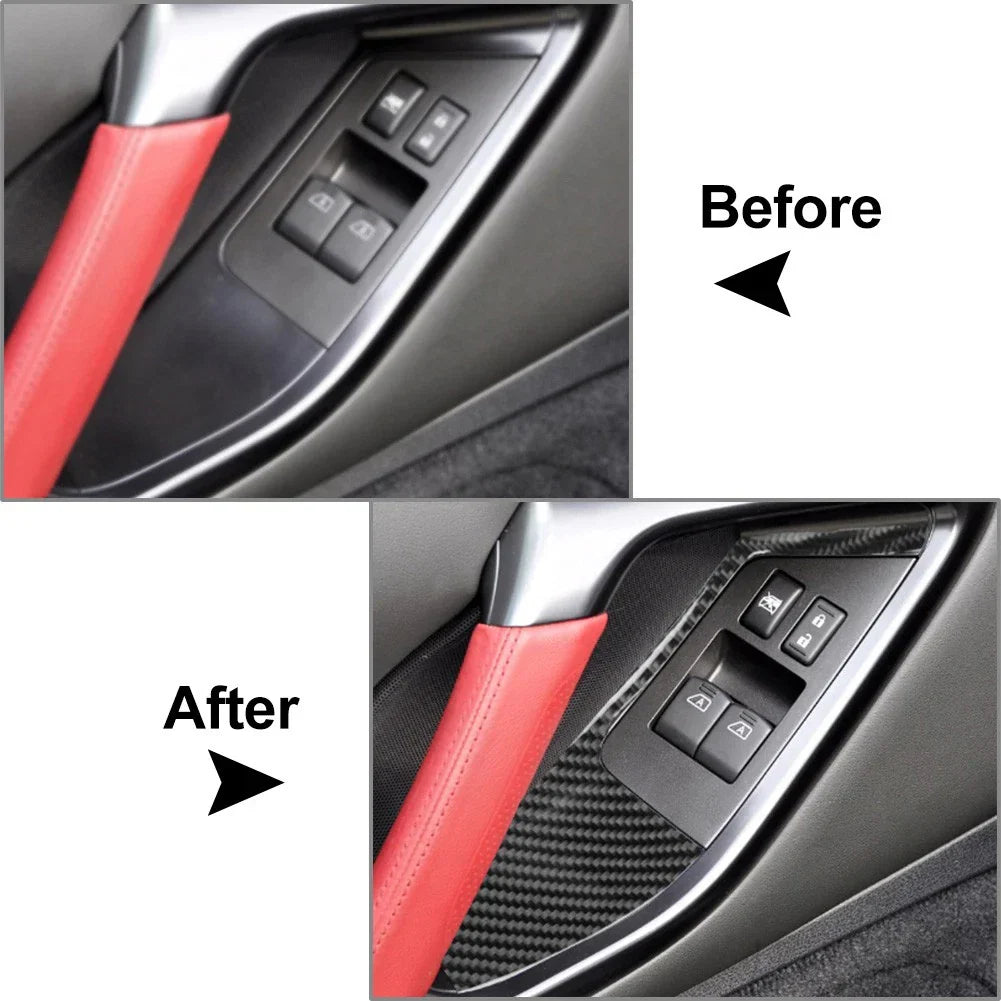 Inner Door Window Lift Switch Cover for Nissan GTR R35 (2008-2016)