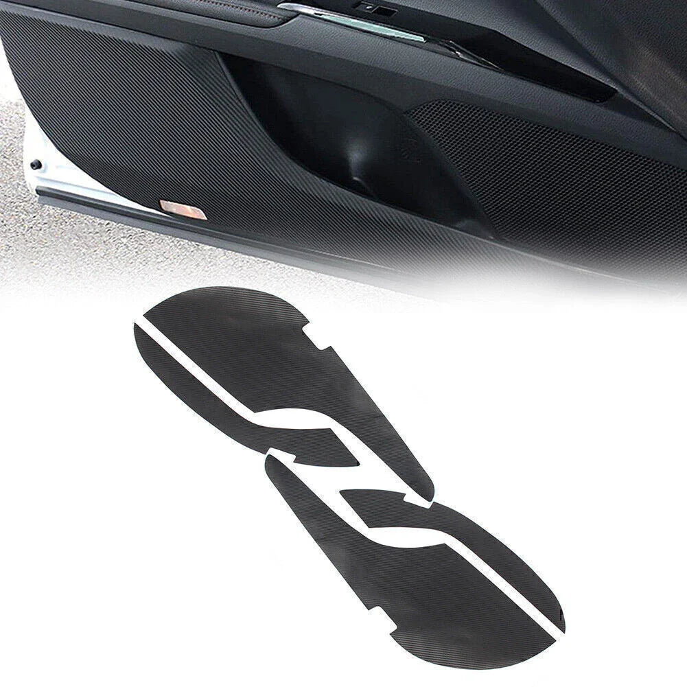 4 x Car Door Black Anti Kick Pad Protection Covers for Toyota Camry (2018-2022)