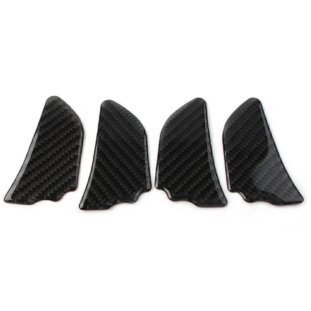 4 x Carbon Fiber Interior Door Bowl Cover Trim for Subaru Forester (2013-2018)