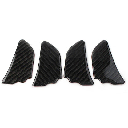 4 x Carbon Fiber Interior Door Bowl Cover Trim for Subaru Forester (2013-2018)