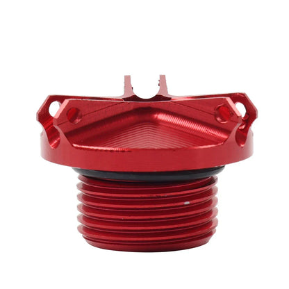 Red Engine Oil Filler Cap Cover for BENELLI TRK 502, Leoncino 500 (2017-2023)