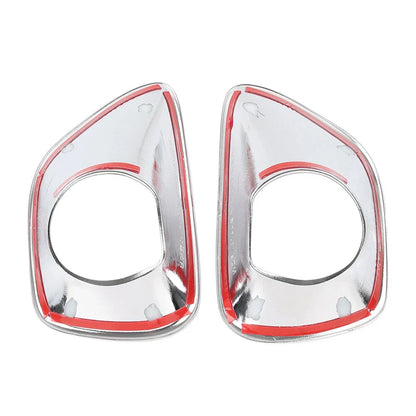 Front Fog Lamp Light Cover Chrome Trim for Jeep Grand Cherokee (2011-2013)