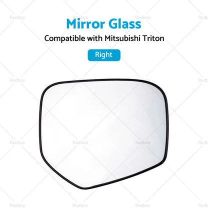 Front Left Side Mirror Glass for Mitsubishi Triton ML MN (2006-2015)