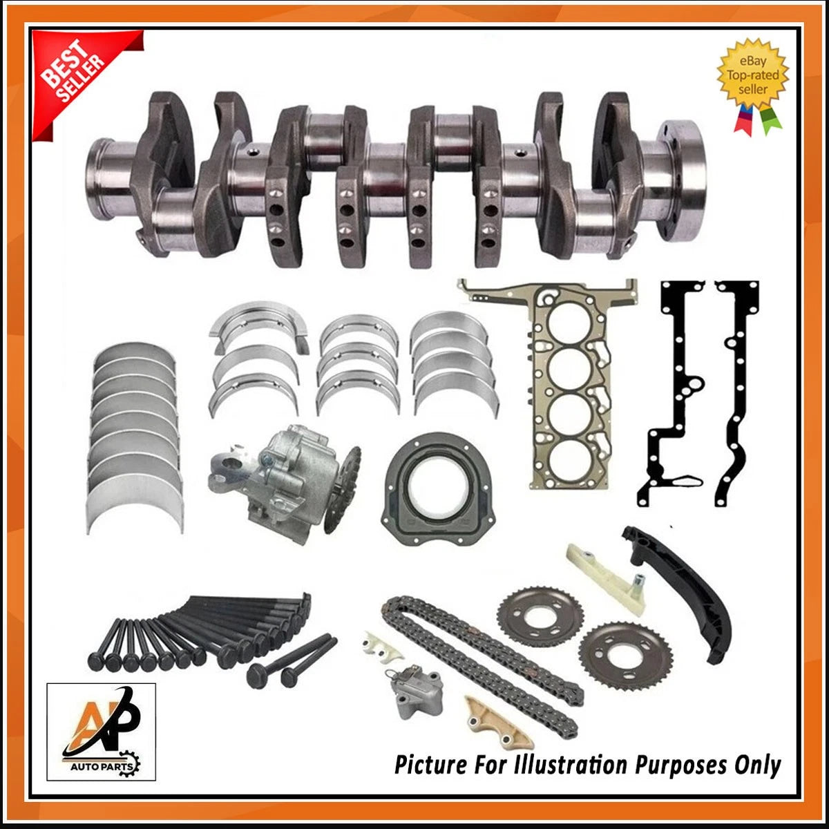Crankshaft Replacement Engine Rebuild Parts for Citroen Jumper 2 2.2 HDI (2002–2006)