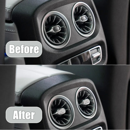 2 x Car Bling Rear Exhaust Port Knob Covers for Mercedes-Benz CLA (2019-2023)