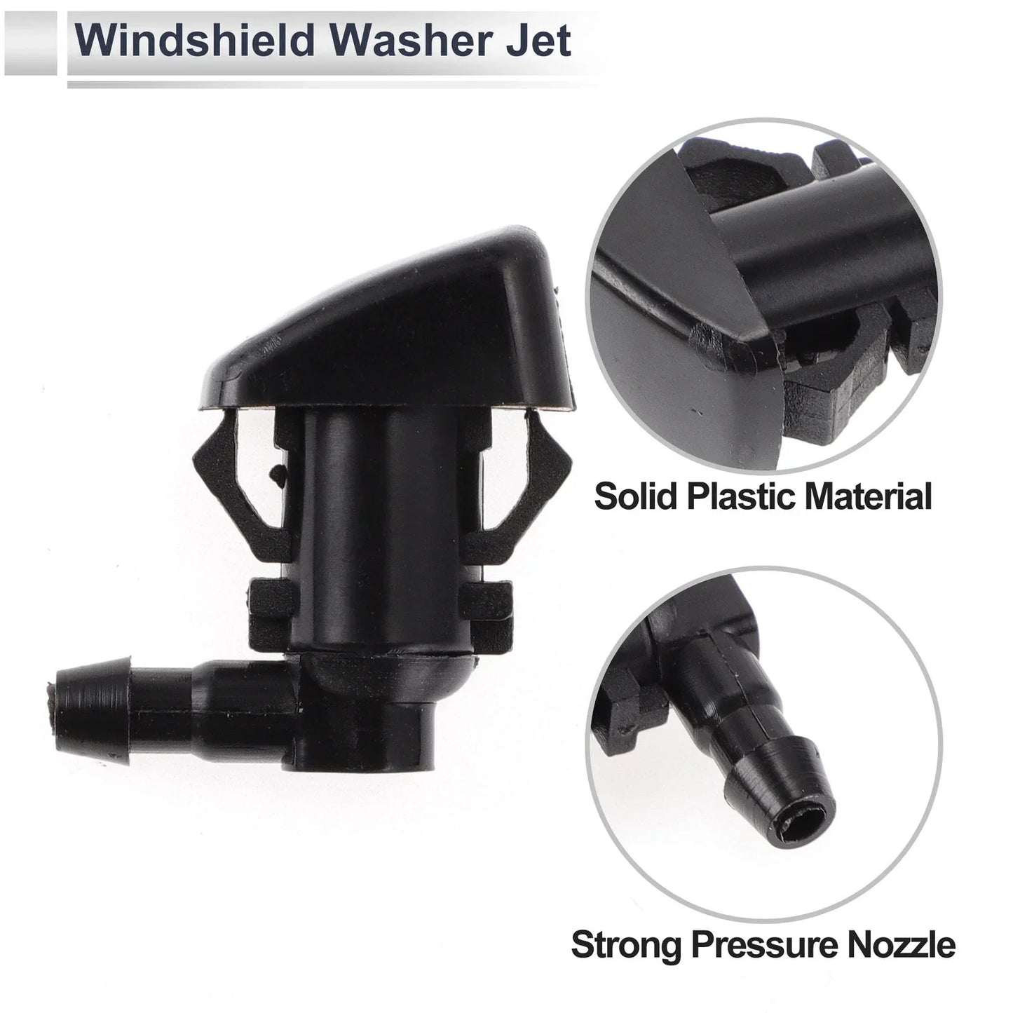 Washer Nozzle & 6 x Hose Connectors for Dodge (No.68269108AA) 2011-2023