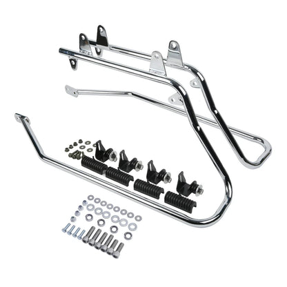 Saddlebag Conversion Brackets with Hardware for Harley Softail