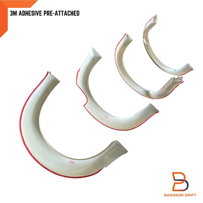 G42 Black Fender Flares for Navara NP300 D23 ST ST-X Widebody (2015-2019)
