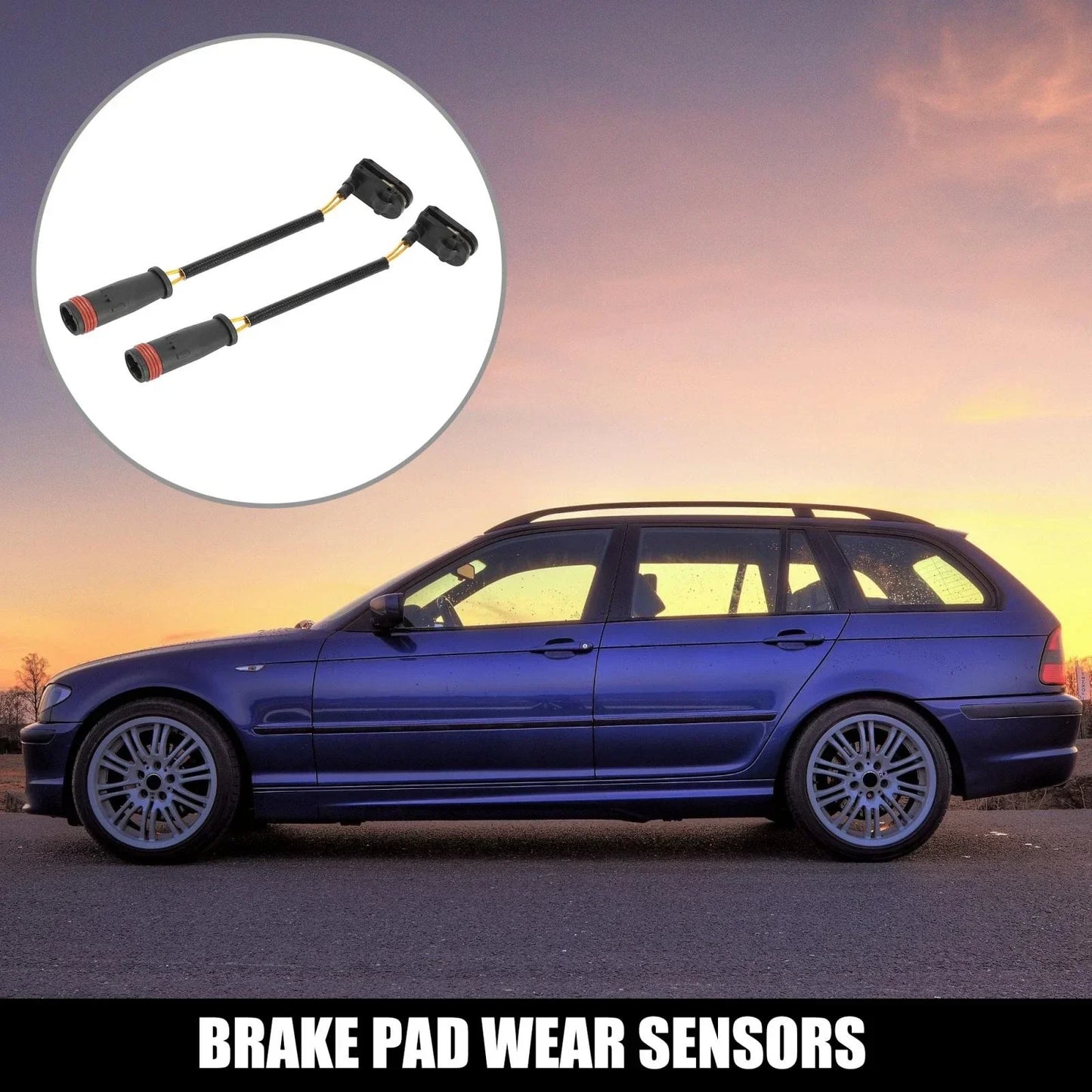2 x Brake Pad Wear Sensors for Dodge Sprinter 2500 (2002-2006)