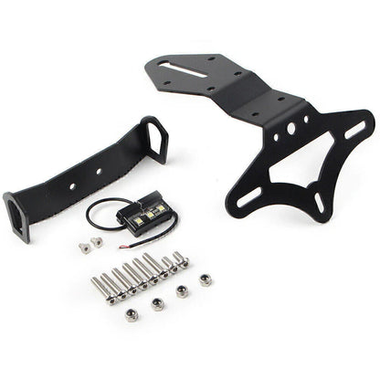 Black Steel Fender Eliminator License Plate Holder for KAWASAKI ZX-10R (16-20)