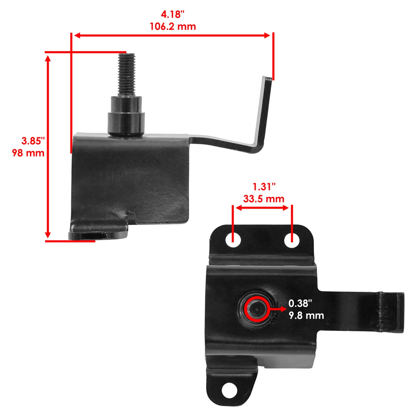 Deck Idler Bracket Repair Kit for John Deere LA100 LA110 LA120 X110 X120 X125 (2000–2000)