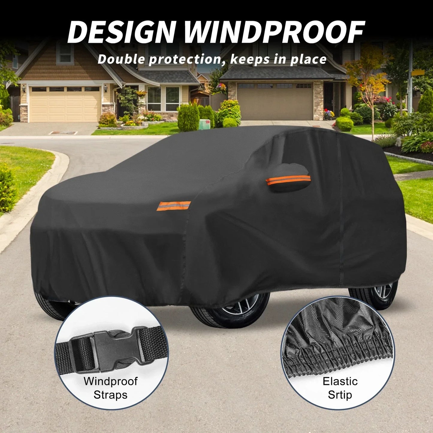 Waterproof 210D-PU Car Cover for Honda Pilot (2016-2023)
