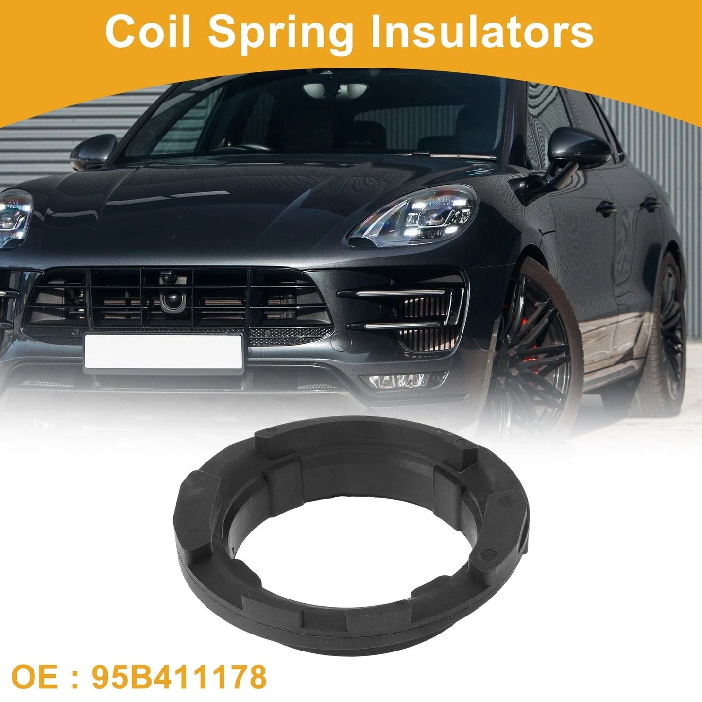 Upper Coil Spring Insulators for Porsche Macan 2015-2024 (1 Pc)