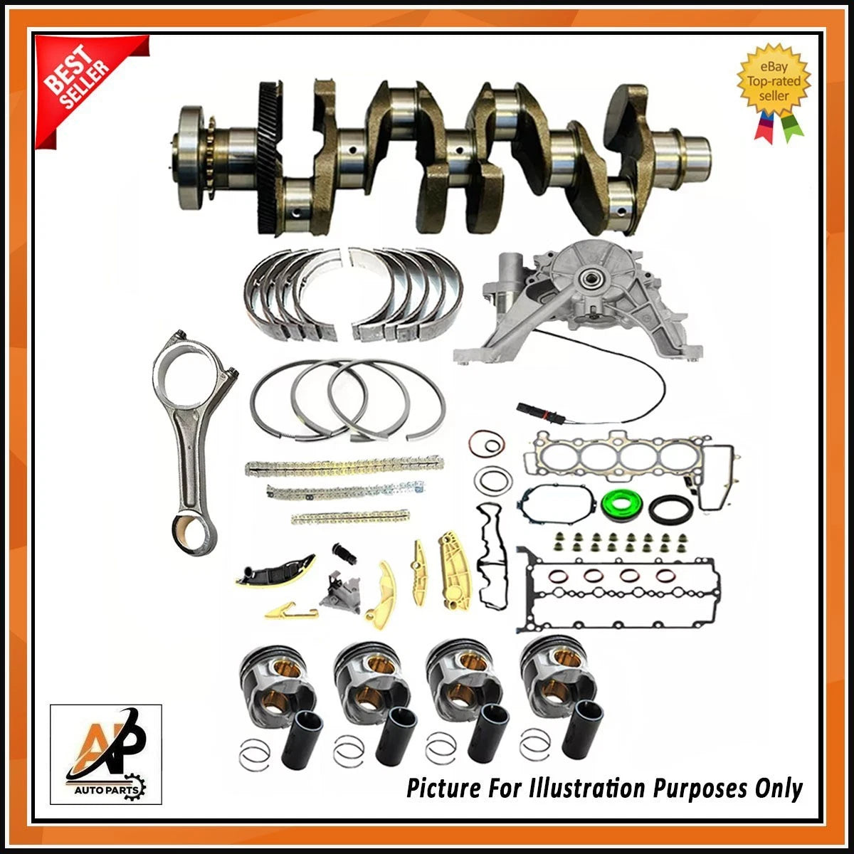 Crankshaft & Engine Rebuild Kit for Land Rover Range Rover Sport 2.0D (2005–2007)