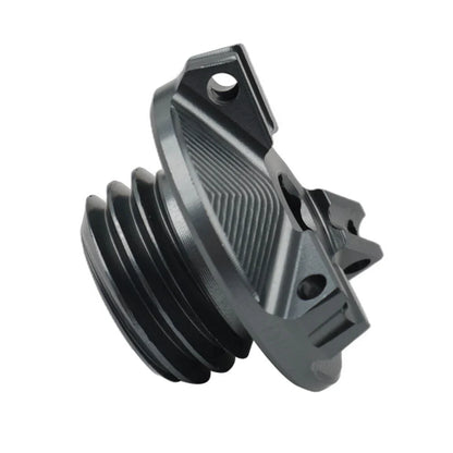 Black Engine Oil Cap Cover for Kawasaki Z400 Z650 Z800 Z900 Z1000 (2018-2023)