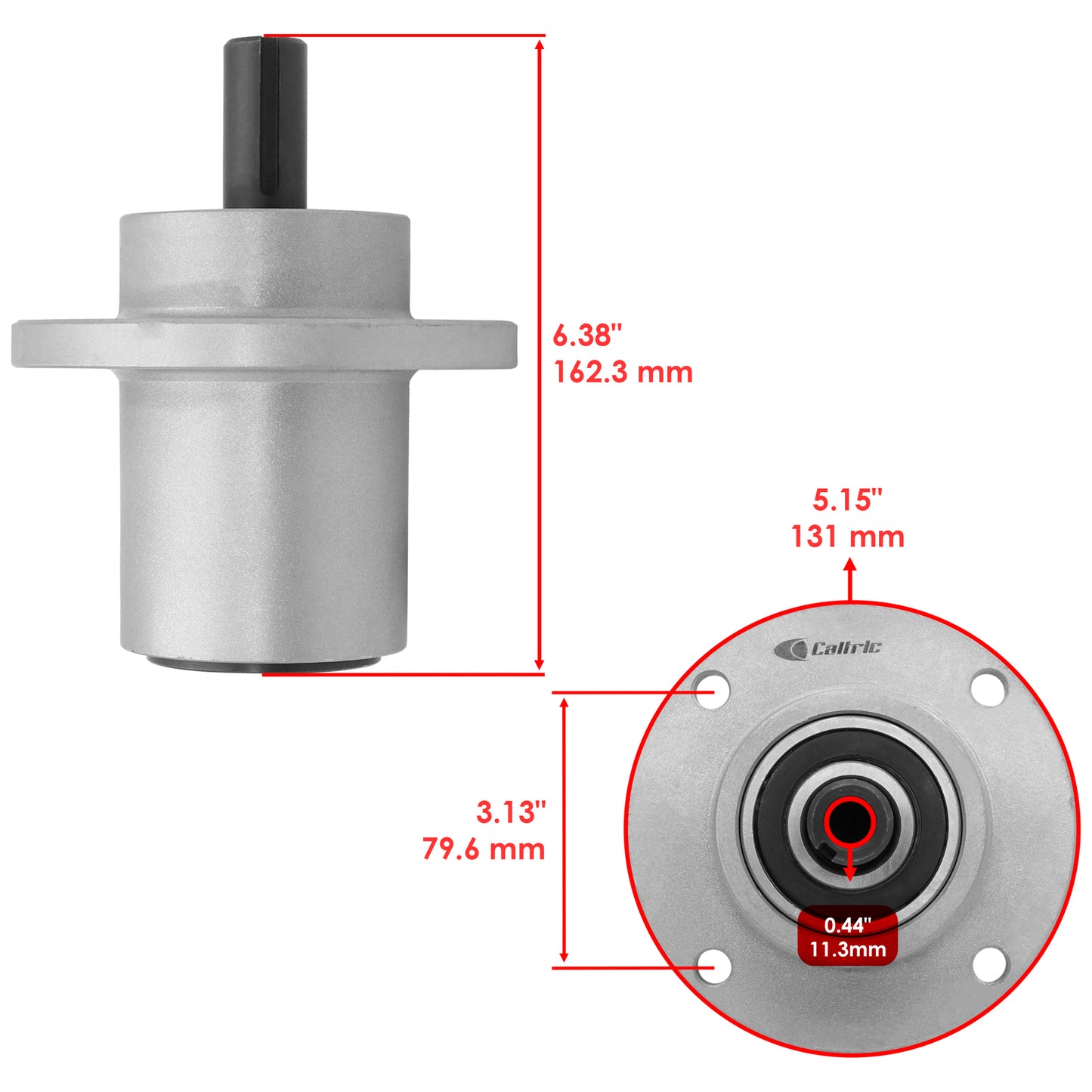 Deck Spindle Assembly with Pulley Replacement for Bad Boy (2003–2021)