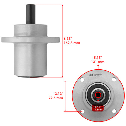 Deck Spindle Assembly with Pulley Replacement for Bad Boy (2003–2021)