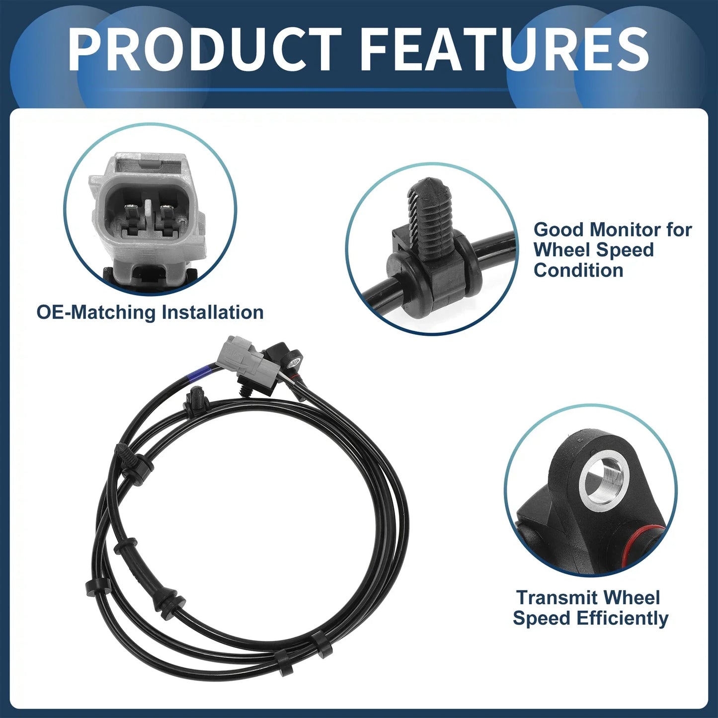 ABS Wheel Speed Sensor for Dodge Ram 1500 (2010-2018)