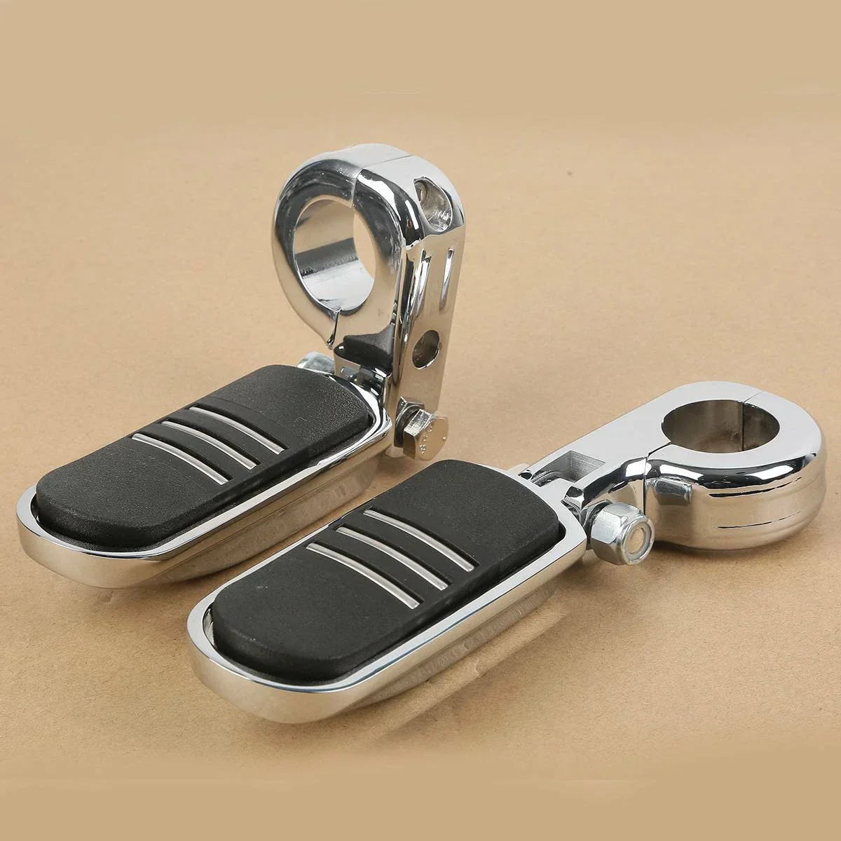 Universal 32mm 1 1/4in Highway Engine Guard Foot Pegs Mount for Harley
