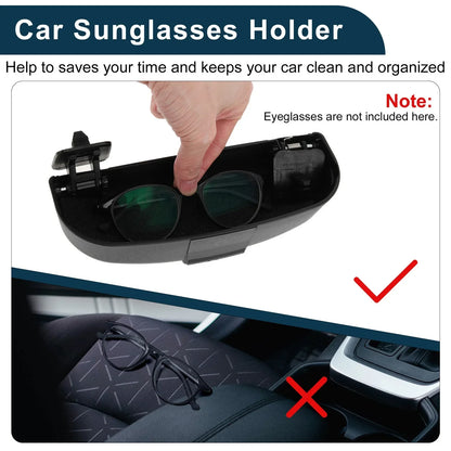 Sunglasses Case for Mercedes-Benz GLA Eyeglasses Holder Storage Box Black
