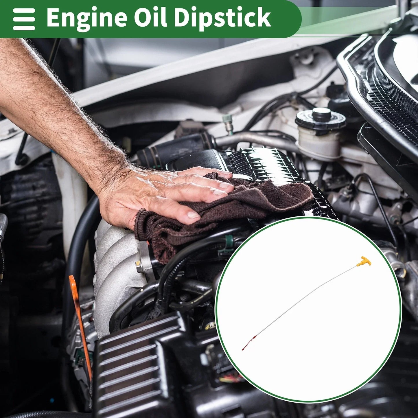 Oil Dipstick for Hyundai Elantra Limited, SE, Value Edition (2017-2023)