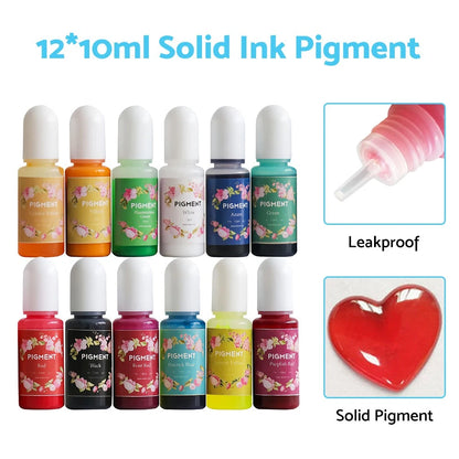 Epoxy Resin UV Coating Color Pigment Paste for Art Craft