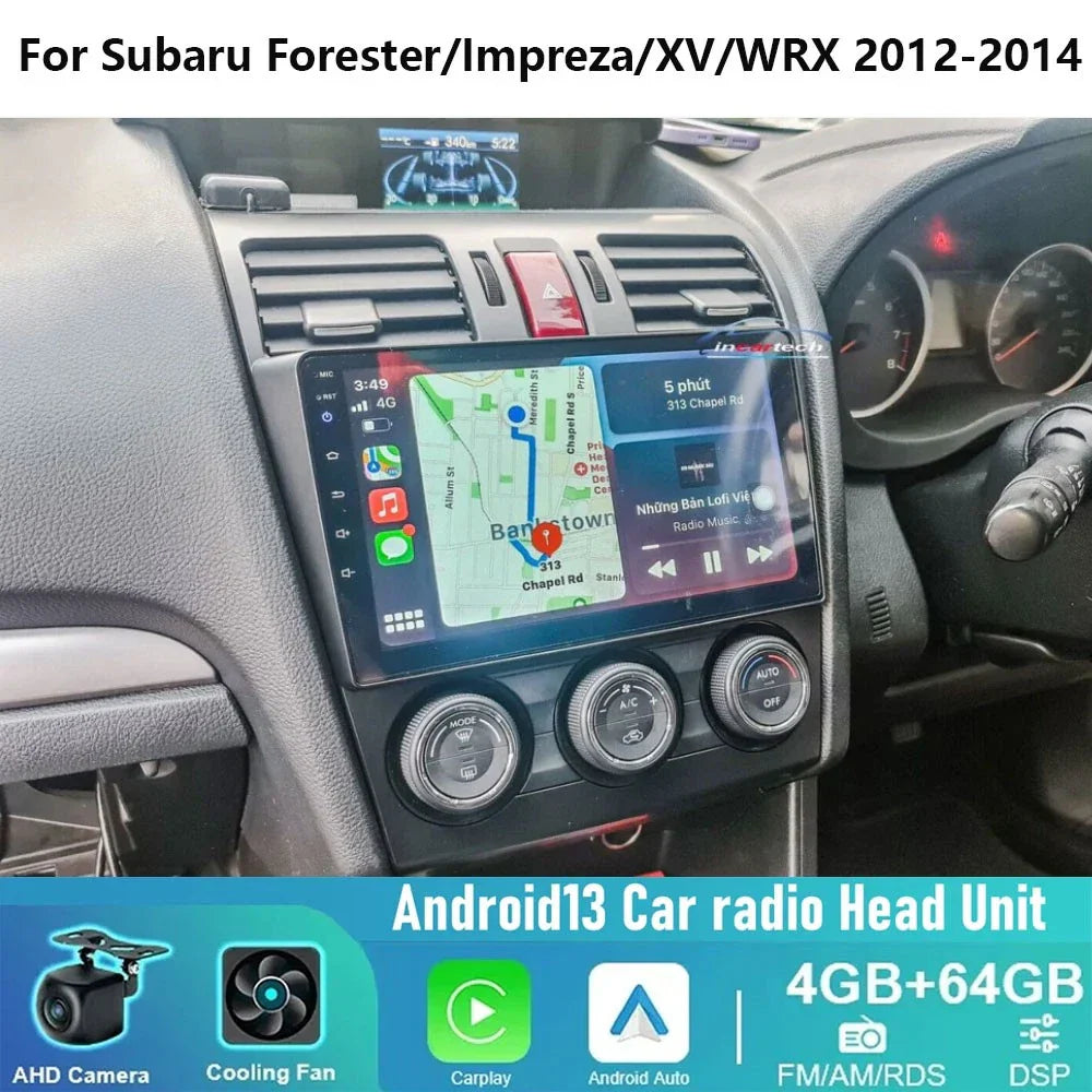 Wireless Carplay Android Upgrade Kit for Subaru Forester/Impreza/XV/WRX (2014-2023)