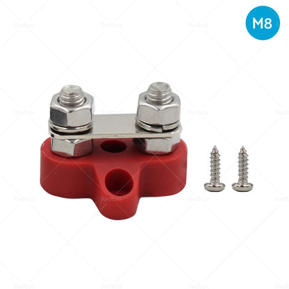5/16" M8 Bus Bar Terminal Blocks for Distribution Studs