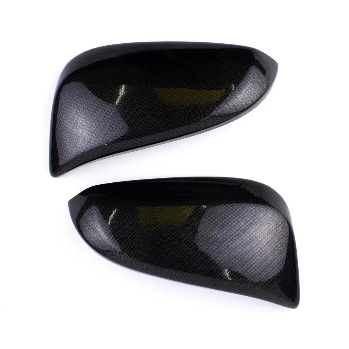 Side Mirror Cover Trim Carbon Pair Fits Toyota Hilux Revo SR5 Pickup 2015-19 D05