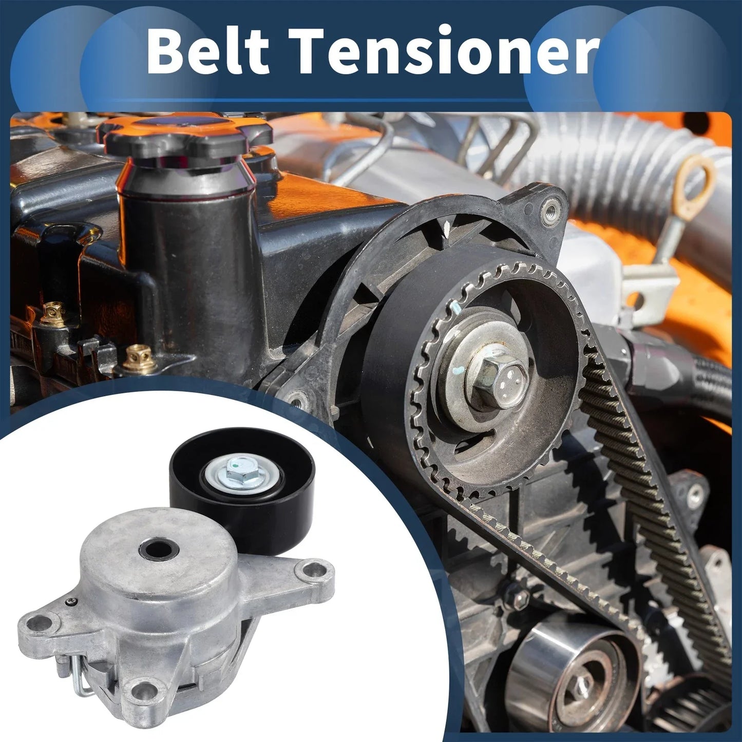 Belt Tensioner for Hyundai Accent 2018-2024 Metal 1 x Unit