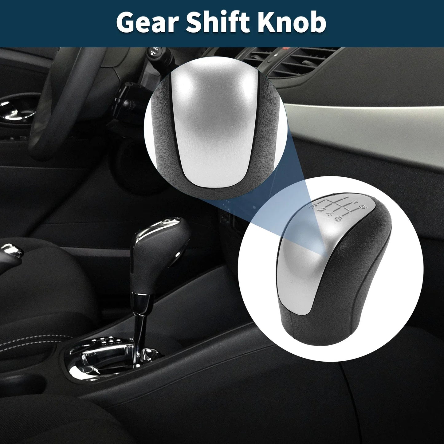 6 Speed Manual Gear Shift Knob for Mercedes-Benz Vito (2003-2020) Black