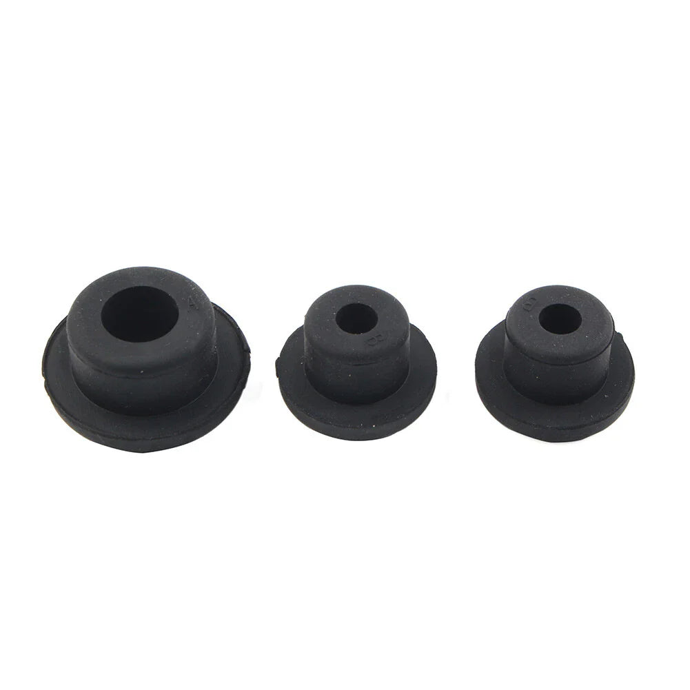 3 x Black Tailgate Rubber Dust Plugs for Jeep Wrangler JL (2018 - Present)
