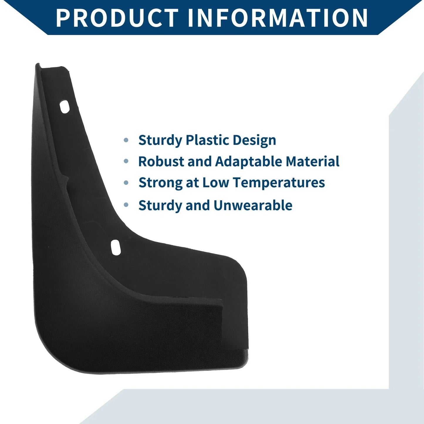 Mud Flaps Splash Guards 1 Set for Mercedes-Benz Smart 2 Door (2016-2021)