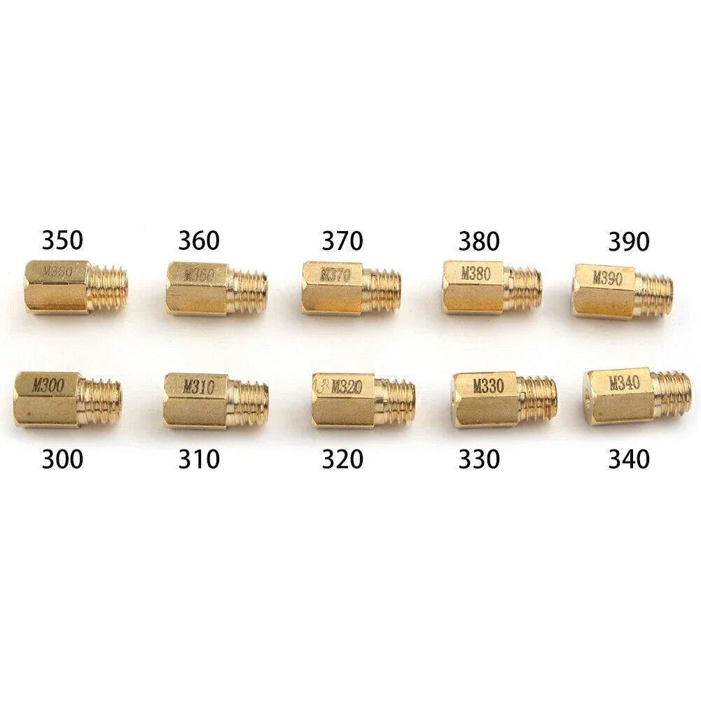 10x Hex Style Main Jets for Mikuni VM TM TMX Carburetor (300-390)