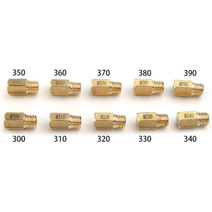 10x Hex Style Main Jets for Mikuni VM TM TMX Carburetor (300-390)