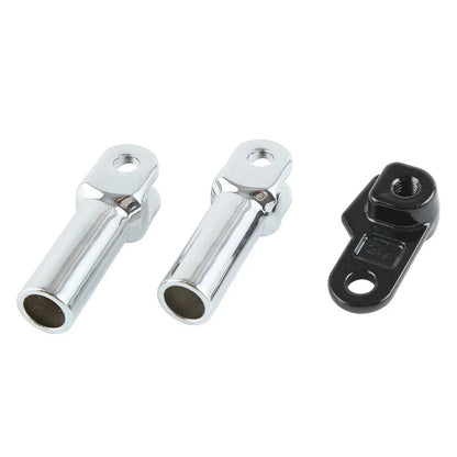 Chrome Passenger Foot Pegs Mount Clevis Kit for Harley Softail Slim (2012-2017)