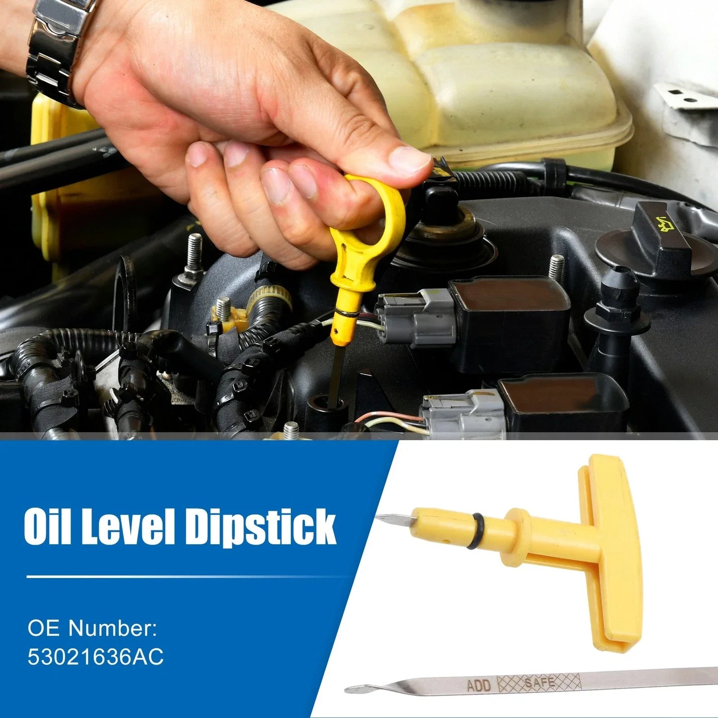 Engine Oil Level Indicator Dipstick for Dodge Ram 1500 (2010-2023)