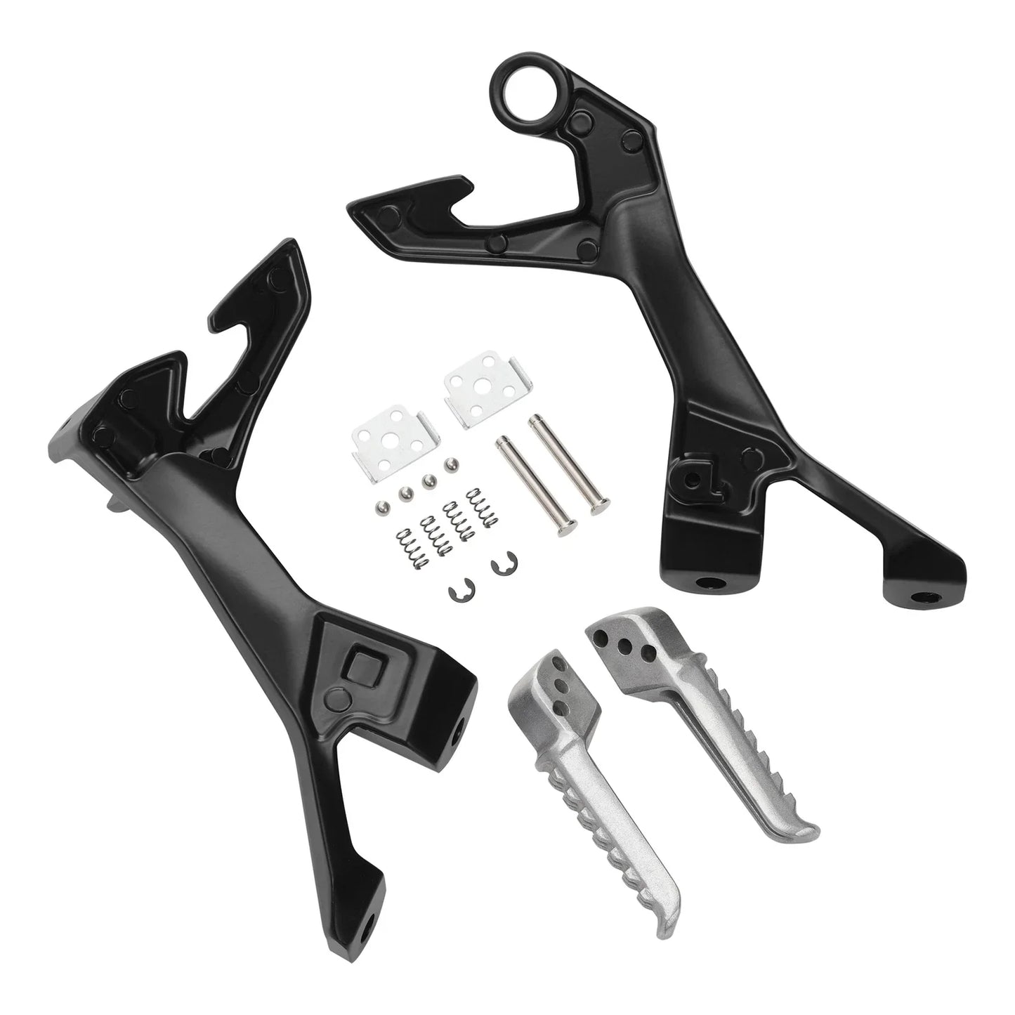 3 x Footpegs Footrests Bracket for Kawasaki Ninja 400 (2018-2024)