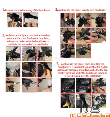 Handlebar Brake & Clutch Lever Set for Harley Softail Low Rider S/ST (2021-2023)