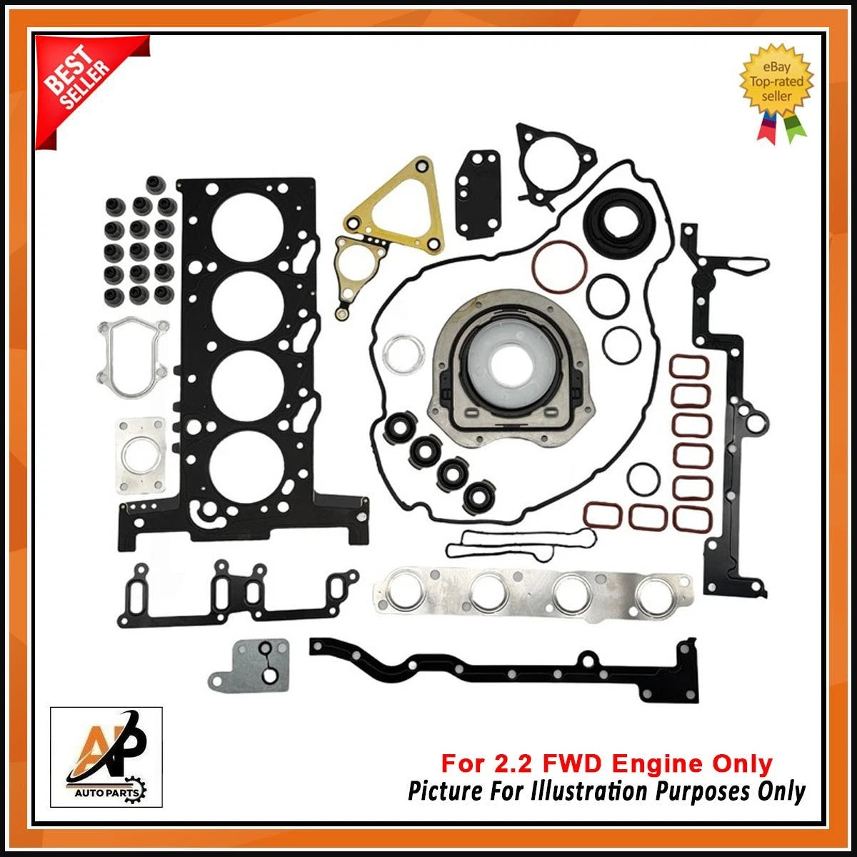 Engine Gasket Set Replacement for Ford Transit Ranger 2.2 TDCI FWD (2011–2019)