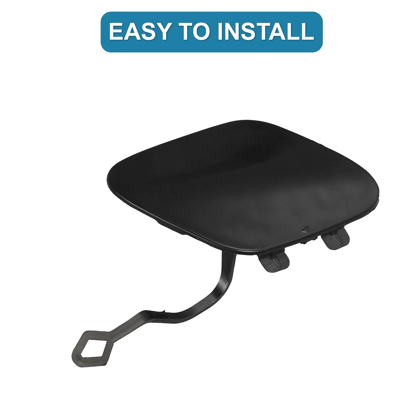 Front Right Bumper Tow Hook Cover for Mercedes-Benz E200 (2014-2016) Black