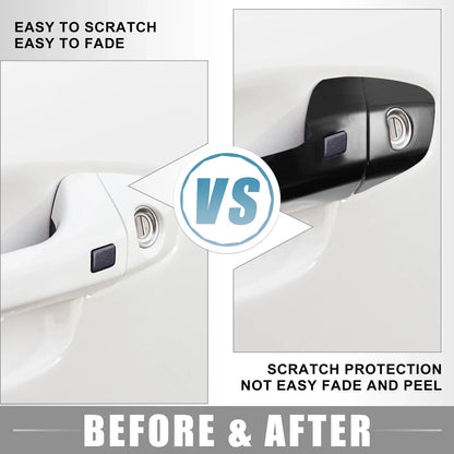 Car Exterior Door Handle Cover with Smartkey Cutout for Chevrolet (2010-2015)