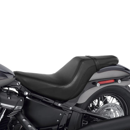 Black Driver & Passenger Seat for Harley Softail Street Bob (2018-2023)