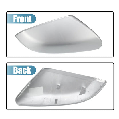 Mirror Corner Triangle Cover Right Side for Honda Civic (2016-2019) Silver Tone
