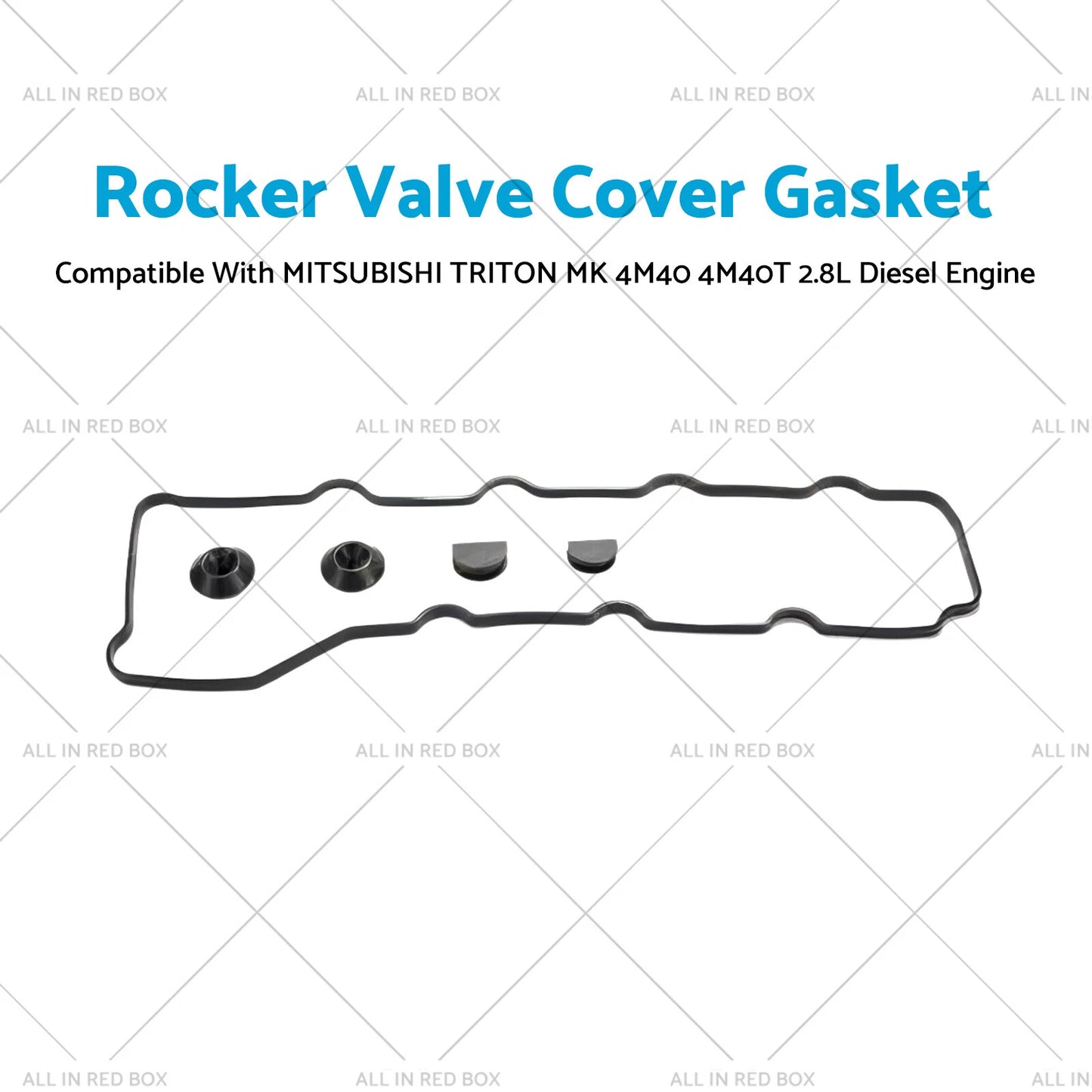 Rocker Valve Tappet Cover Gasket Set for Triton MK 4M40 2.8L (1996-2006)