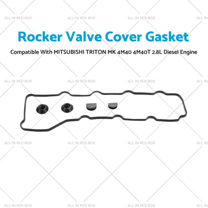Rocker Valve Tappet Cover Gasket Set for Triton MK 4M40 2.8L (1996-2006)