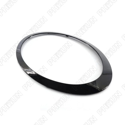 Gloss Black Headlamp Trim Rings for Mini Cooper R55 R56 (2007-2015)