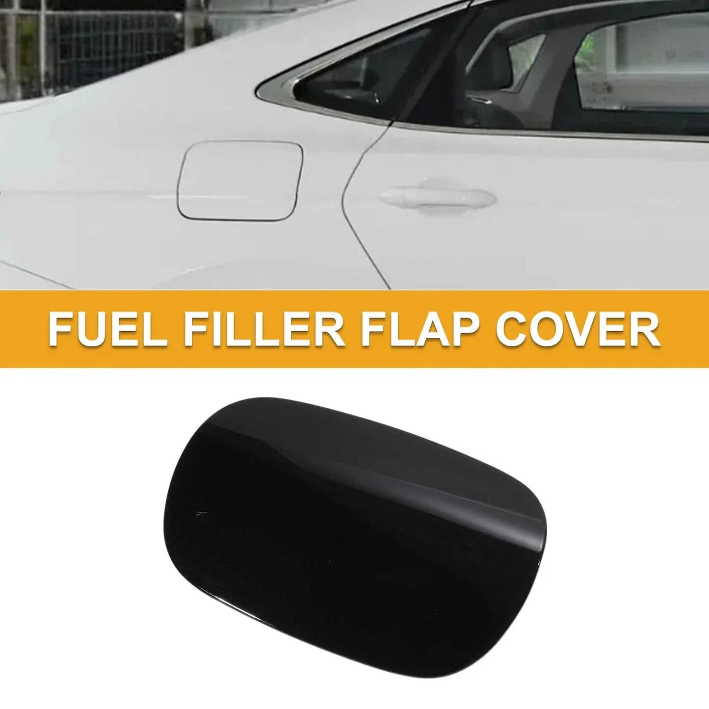 Fuel Tank Door Cap for Mercedes-Benz C180 C200 (2007-2015) Black