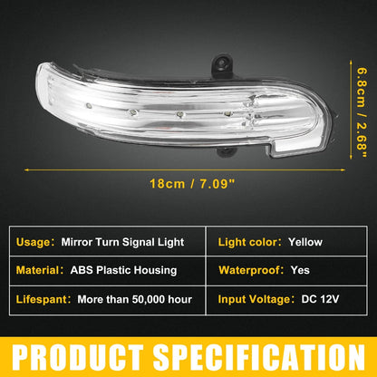 Right Rearview Mirror LED Turn Signal Light for Mercedes-Benz (2010-2016)